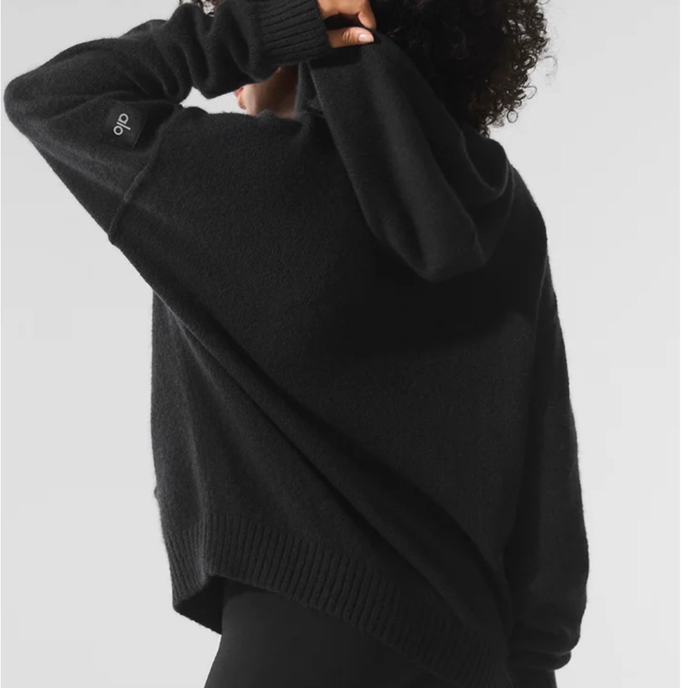 ALO Yoga New Class Cashmere Hoodie Women’s XL Oversized NWT - Picture 2 of 4